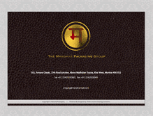 Tablet Screenshot of manoharpackaging.com